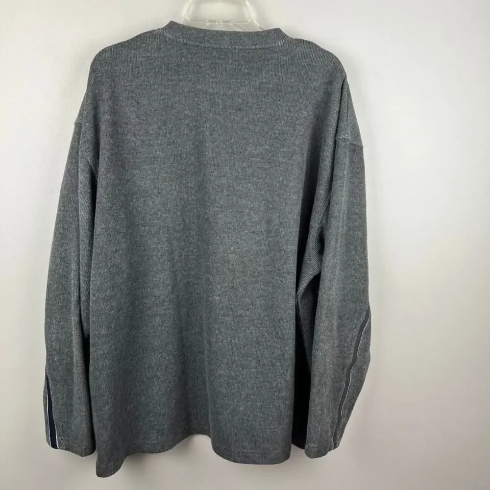 Y2K 2000s Vintage Extreme Gear Center Stripe Sweater Size XL